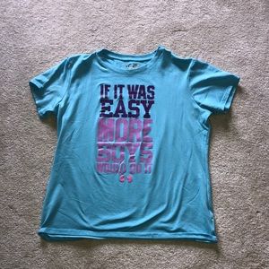 If it was easy MORE boys would do it Under Armour